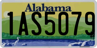 AL license plate 1AS5079