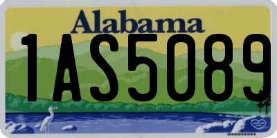 AL license plate 1AS5089