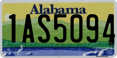 AL license plate 1AS5094