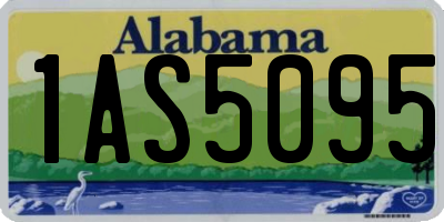 AL license plate 1AS5095
