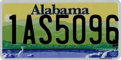 AL license plate 1AS5096