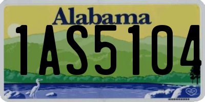 AL license plate 1AS5104