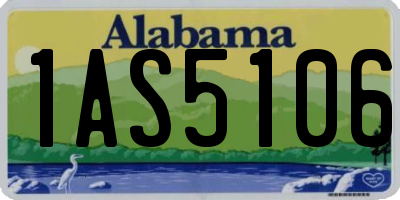 AL license plate 1AS5106
