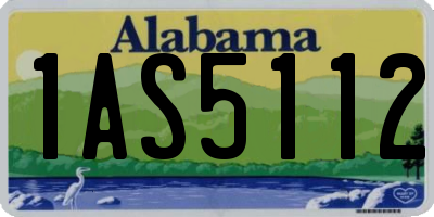 AL license plate 1AS5112