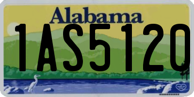 AL license plate 1AS5120