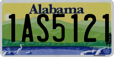 AL license plate 1AS5121