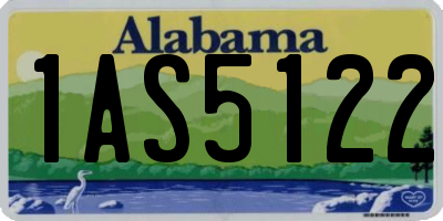 AL license plate 1AS5122