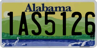 AL license plate 1AS5126