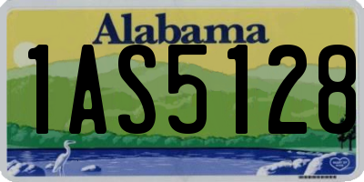 AL license plate 1AS5128