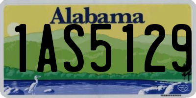 AL license plate 1AS5129