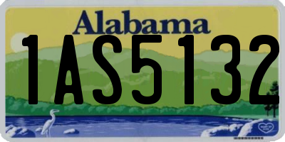 AL license plate 1AS5132