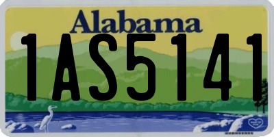 AL license plate 1AS5141