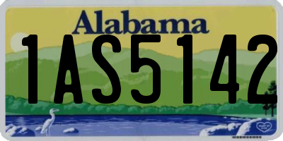 AL license plate 1AS5142