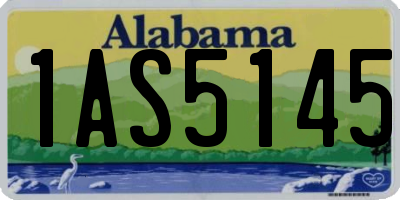 AL license plate 1AS5145
