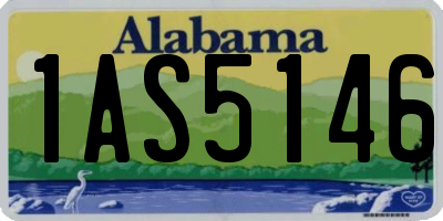 AL license plate 1AS5146