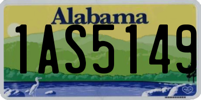 AL license plate 1AS5149
