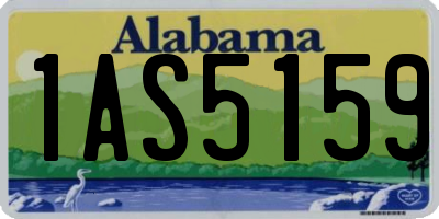 AL license plate 1AS5159
