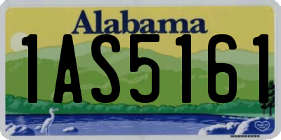 AL license plate 1AS5161