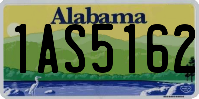 AL license plate 1AS5162