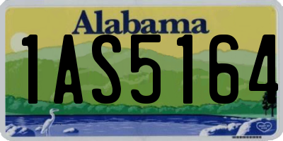 AL license plate 1AS5164