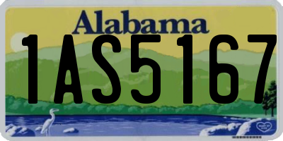 AL license plate 1AS5167