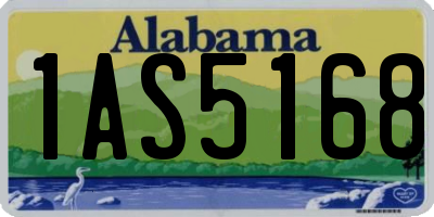 AL license plate 1AS5168