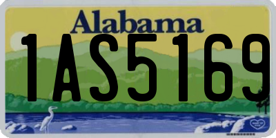 AL license plate 1AS5169