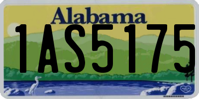 AL license plate 1AS5175