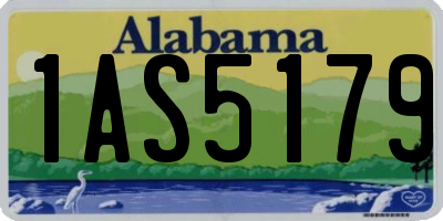 AL license plate 1AS5179