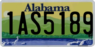 AL license plate 1AS5189