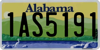 AL license plate 1AS5191