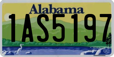 AL license plate 1AS5197
