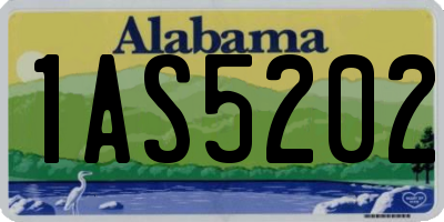 AL license plate 1AS5202