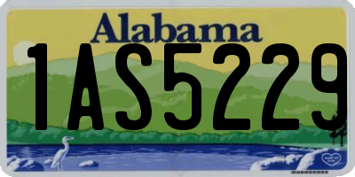 AL license plate 1AS5229