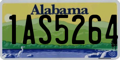 AL license plate 1AS5264