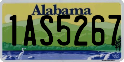AL license plate 1AS5267