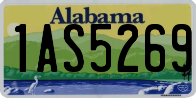 AL license plate 1AS5269