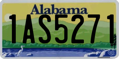 AL license plate 1AS5271