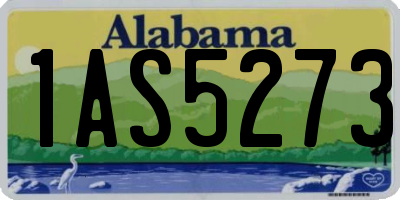 AL license plate 1AS5273