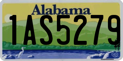 AL license plate 1AS5279