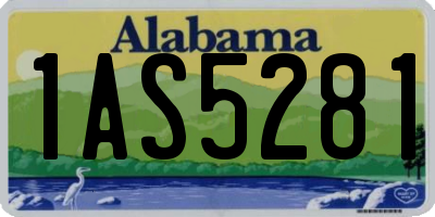 AL license plate 1AS5281