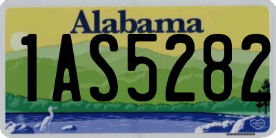AL license plate 1AS5282