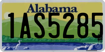 AL license plate 1AS5285