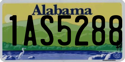 AL license plate 1AS5288