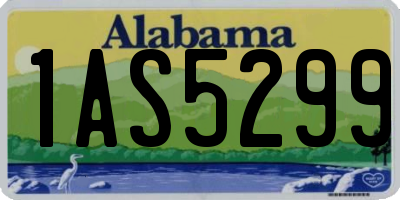 AL license plate 1AS5299