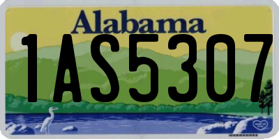 AL license plate 1AS5307