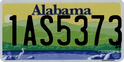 AL license plate 1AS5373