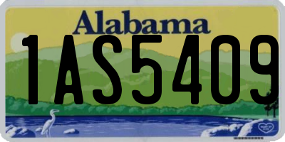 AL license plate 1AS5409