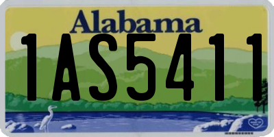 AL license plate 1AS5411