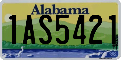 AL license plate 1AS5421